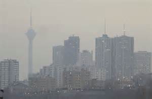 مشکل آلودگی هوا در تهران