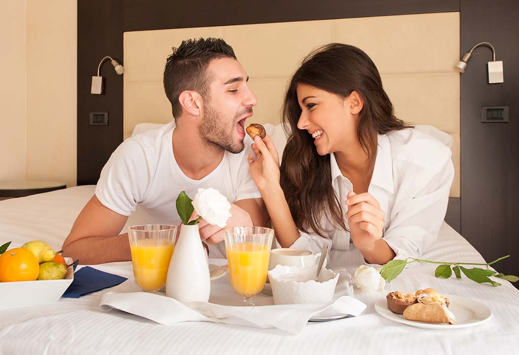 سوپرایز کردن همسر با صبحانه عاشقانه